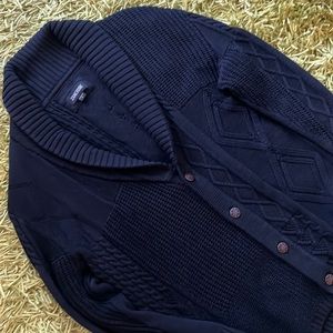 Mens cardigan in 100% cotton